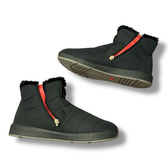 Volt Lava Heated Black Rechargeable Boot Slipper Indoor Outdoor Unisex M 12 W 11 - Picture 10 of 14